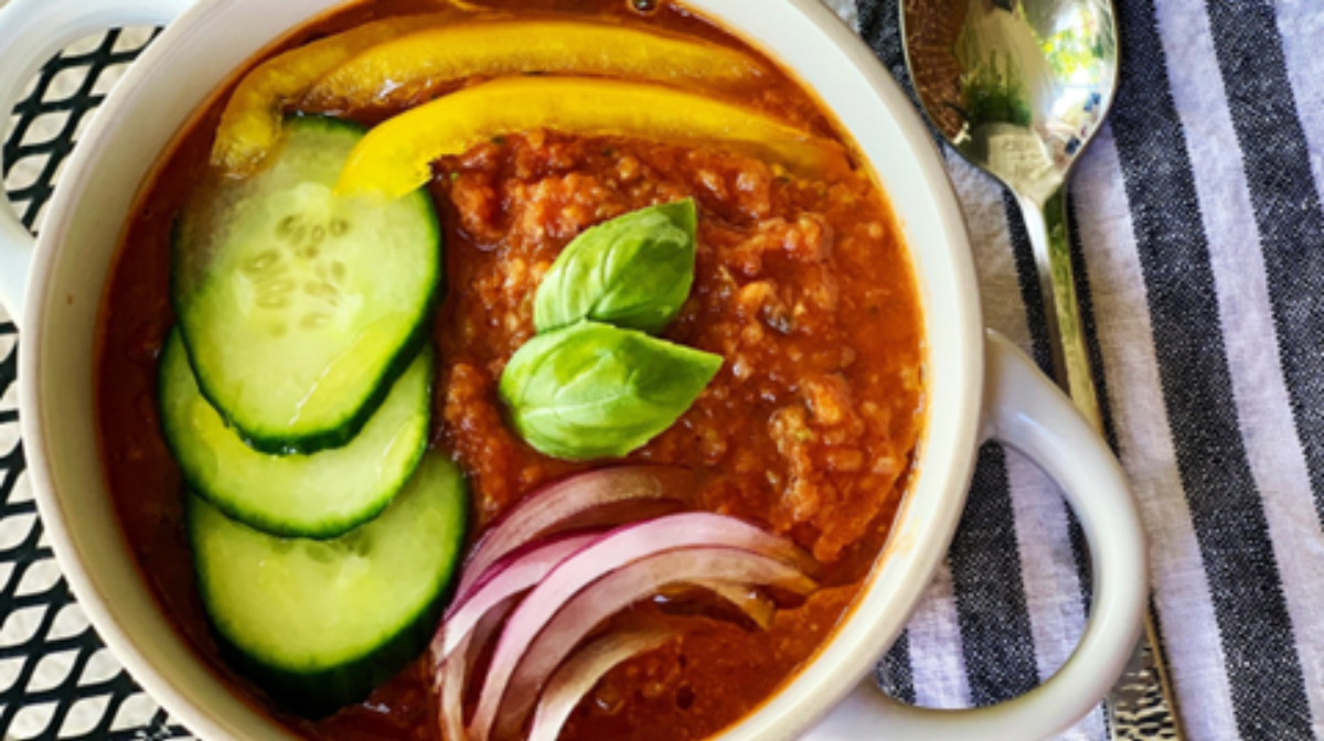 High Protein Soup: Gazpacho Recipe