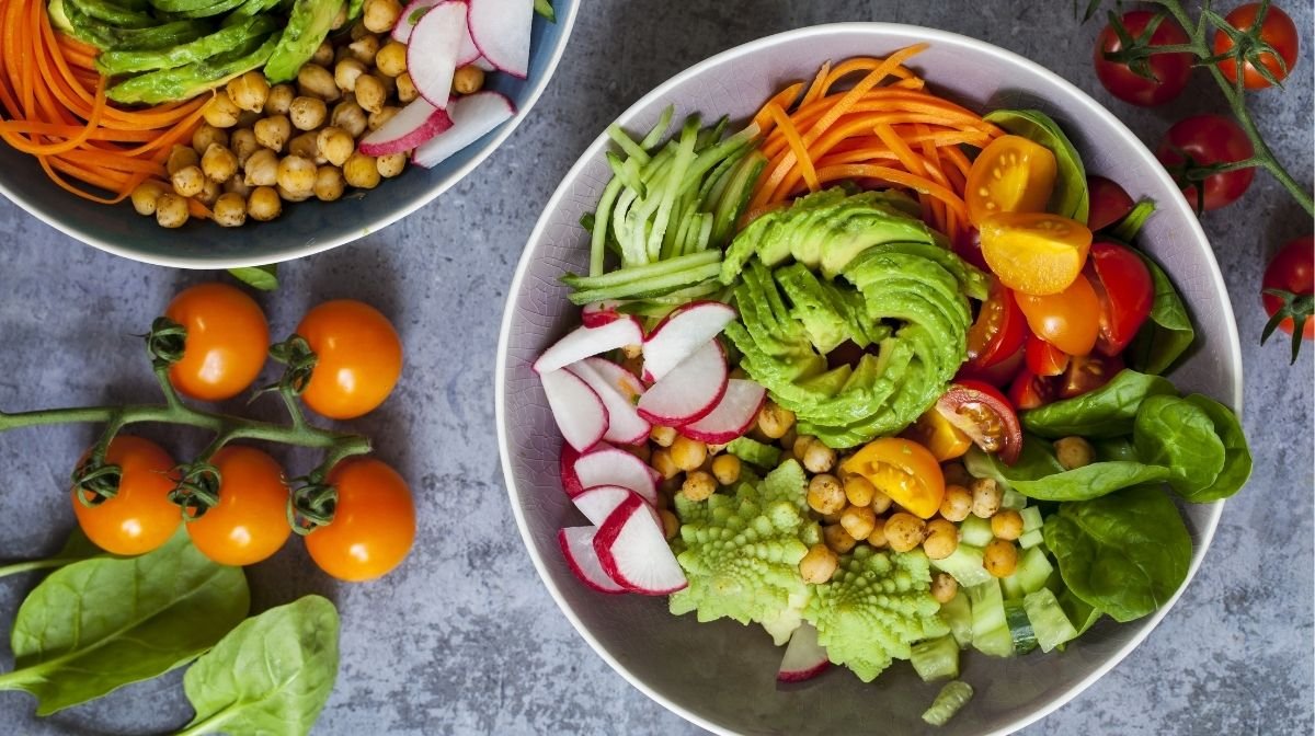 bowl of vegan food