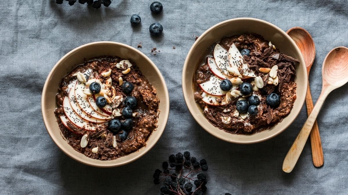 chocolate protein baked oats