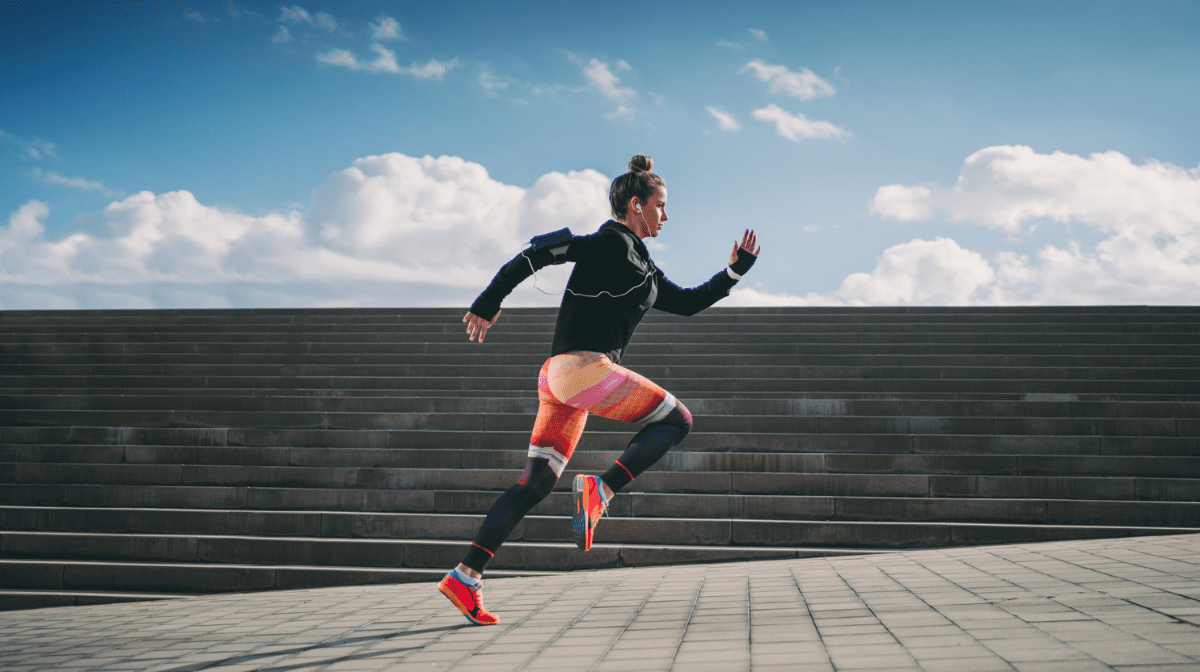 Woman running