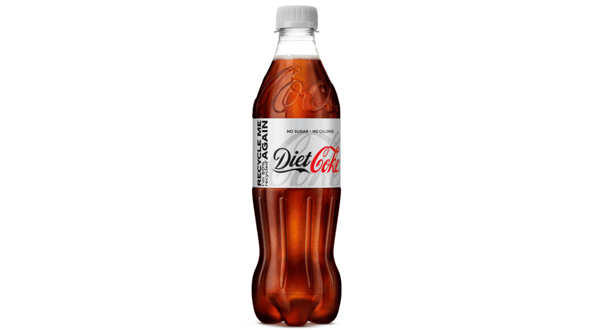 Bottle of Diet Coke