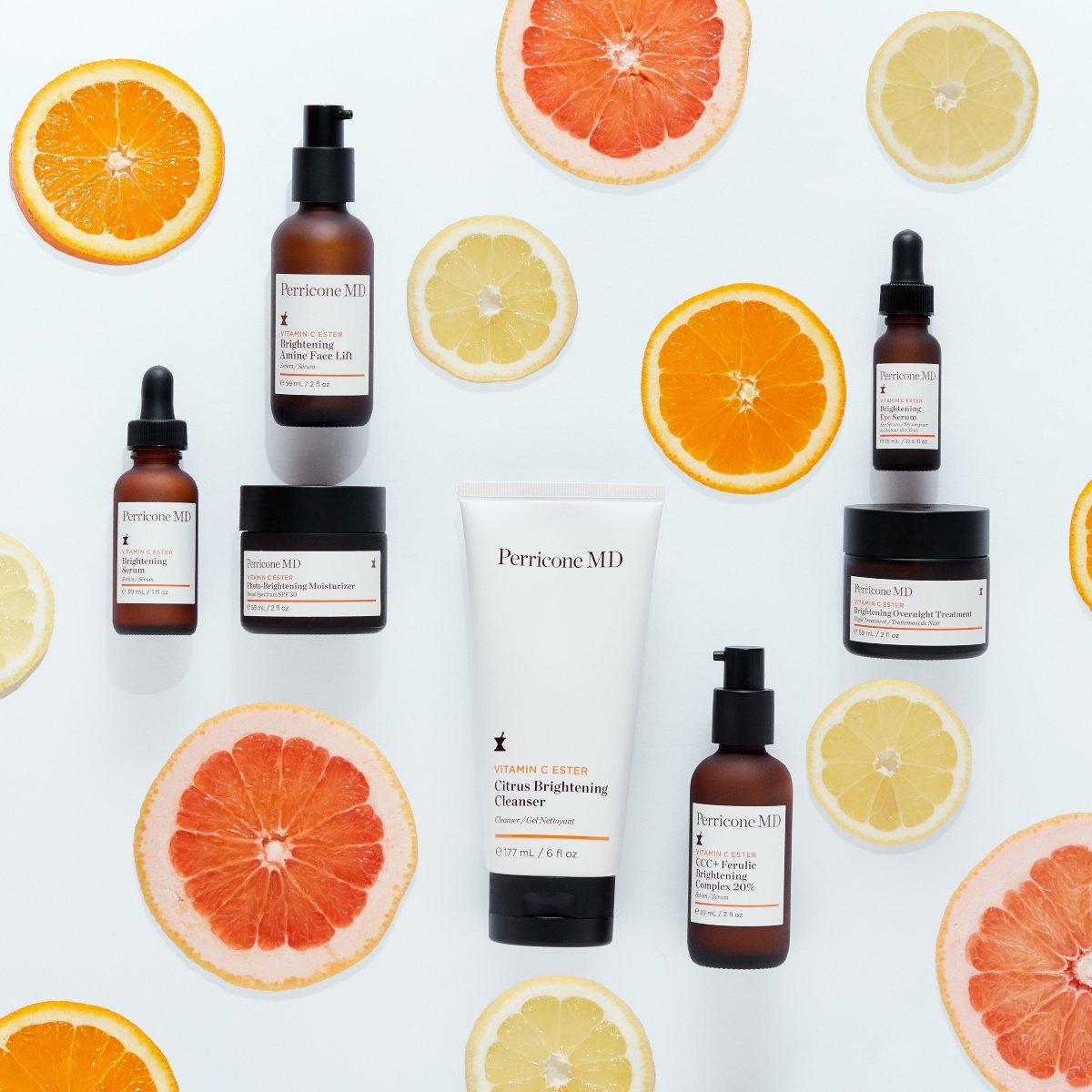 Perricone vitamin C r=products with oranges