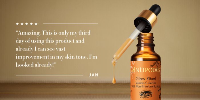 Glow Ritual, le sérum à la vitamine C | La végane | Antipodes FR