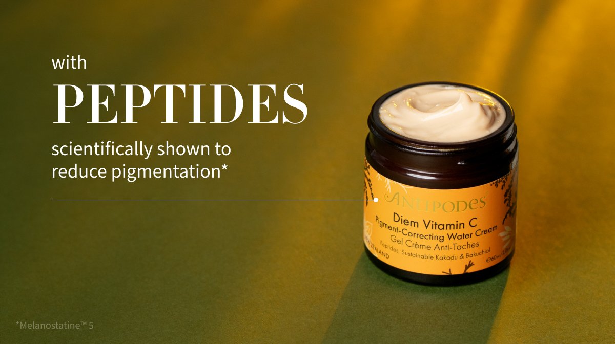 Diem Vitamin C Pigment-Correcting Water Cream corrects uneven skin tone | Antipodes UK