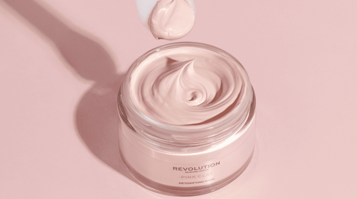 pink clay mask