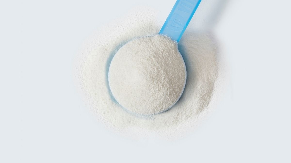 scoop of collagen powder
