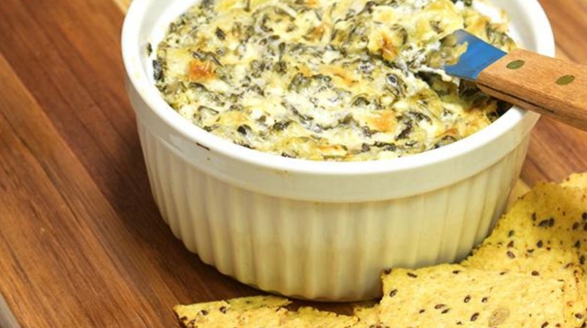 Spinach and artichoke dip with Vital Proteins Collagen Peptides