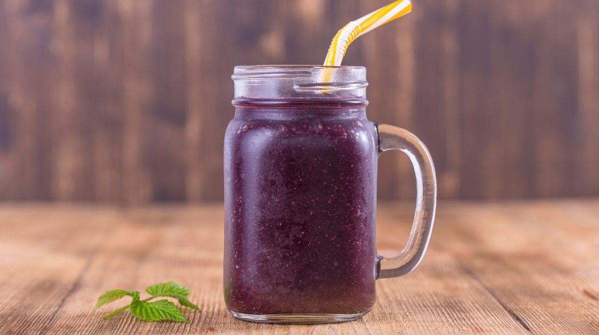 purple collagen juice