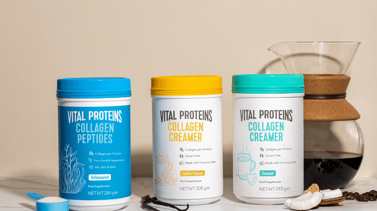 A range of Vital Proteins Collagen Supplments