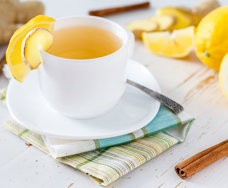 hot tea with lemon ginger and cinnamon 1