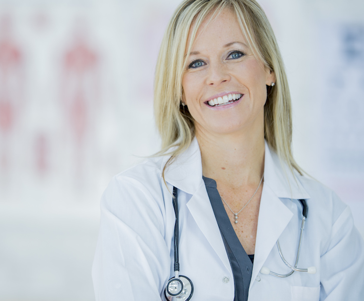 female doctor smiling 