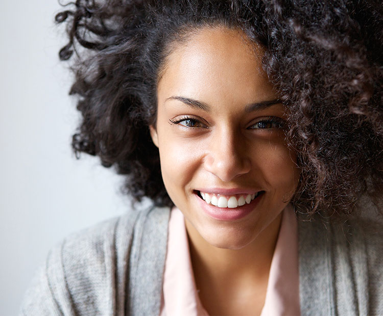 Portrait Of Woman With Curly Hair 2 