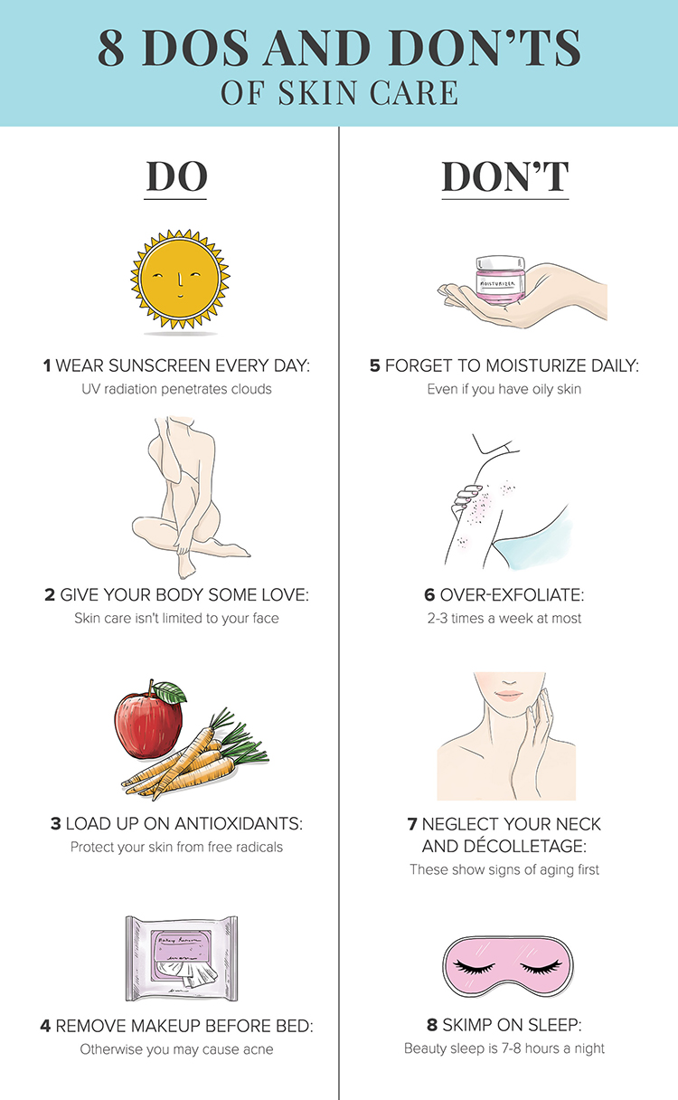 How to Take Care of Your Skin: Dos & Don'ts