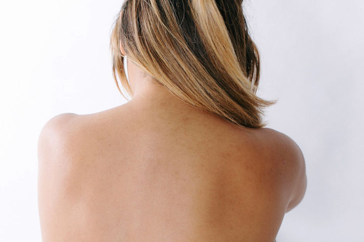 woman's back