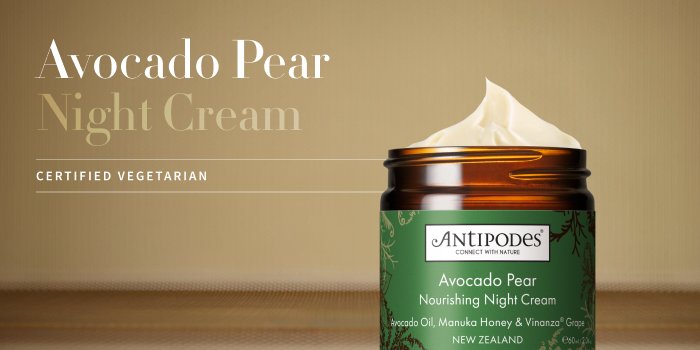 Avocado Pear Night Cream - Certified Vegetarian | Antipodes US