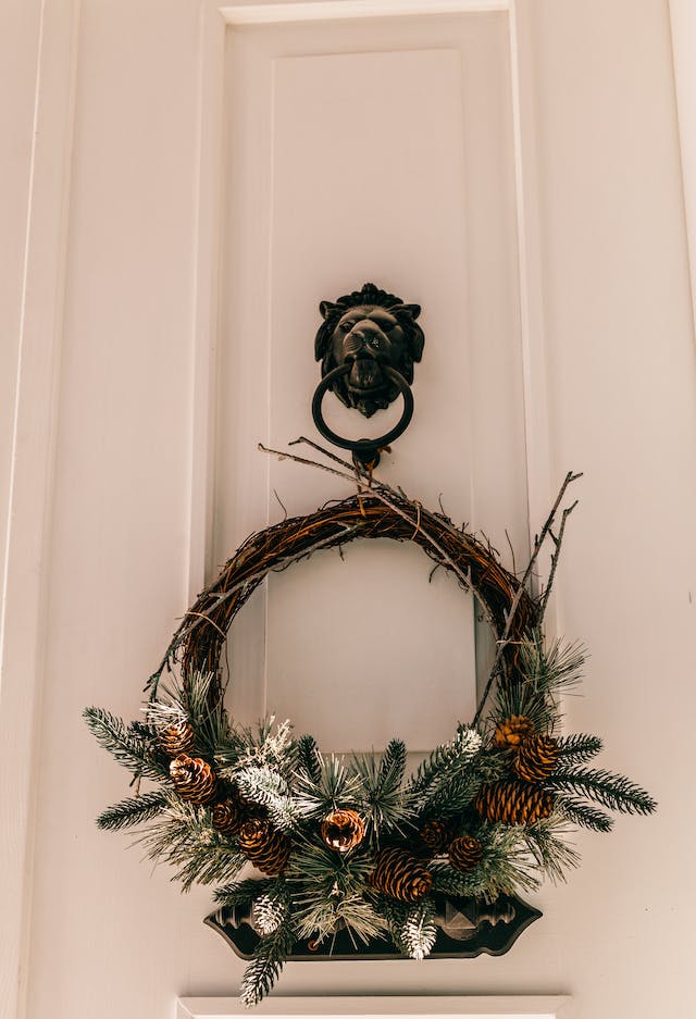 Twig homemade wreath