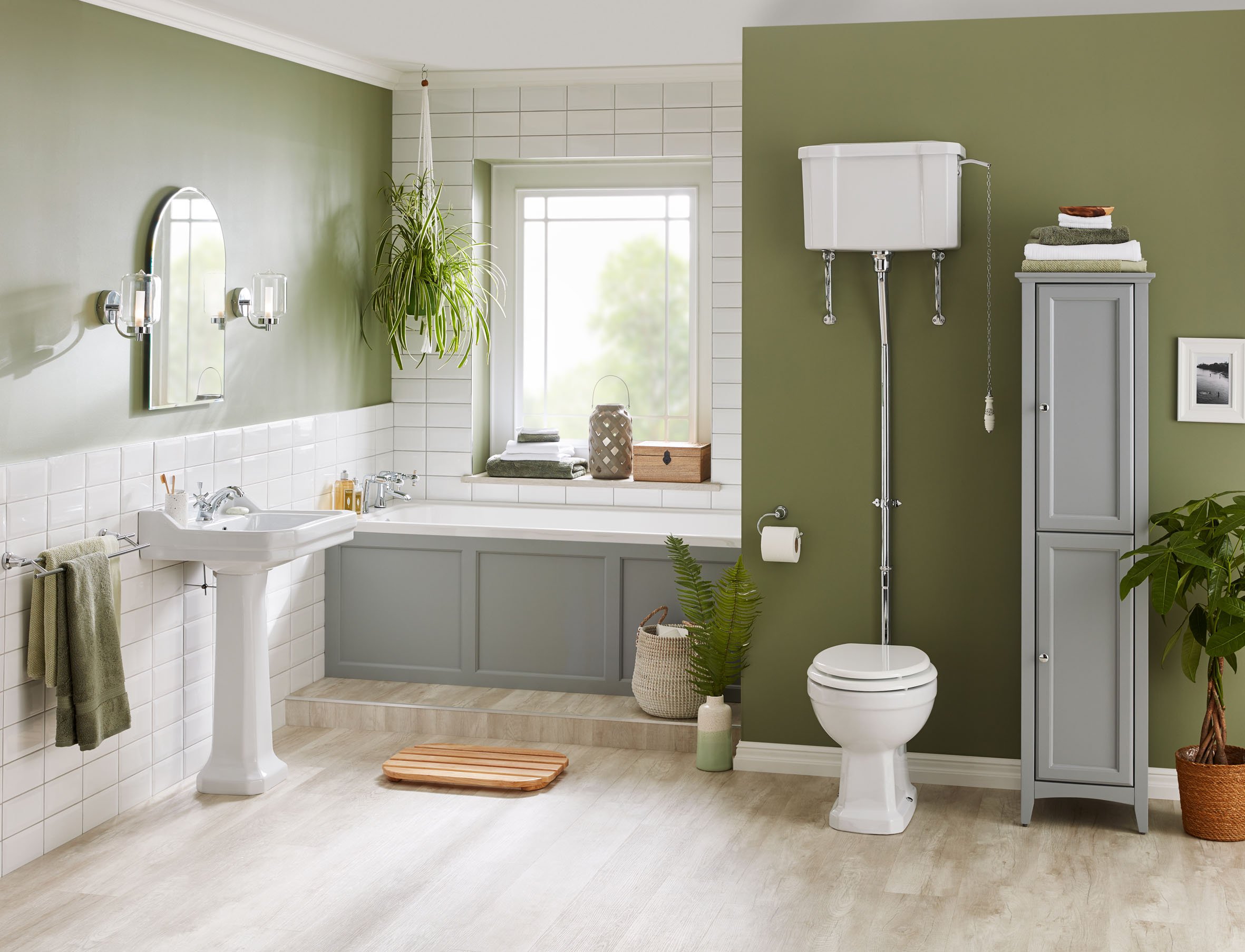 Design Ideas for a Country-Style Bathroom