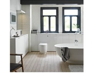 White bathroom