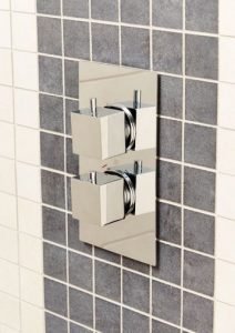 square shower valve