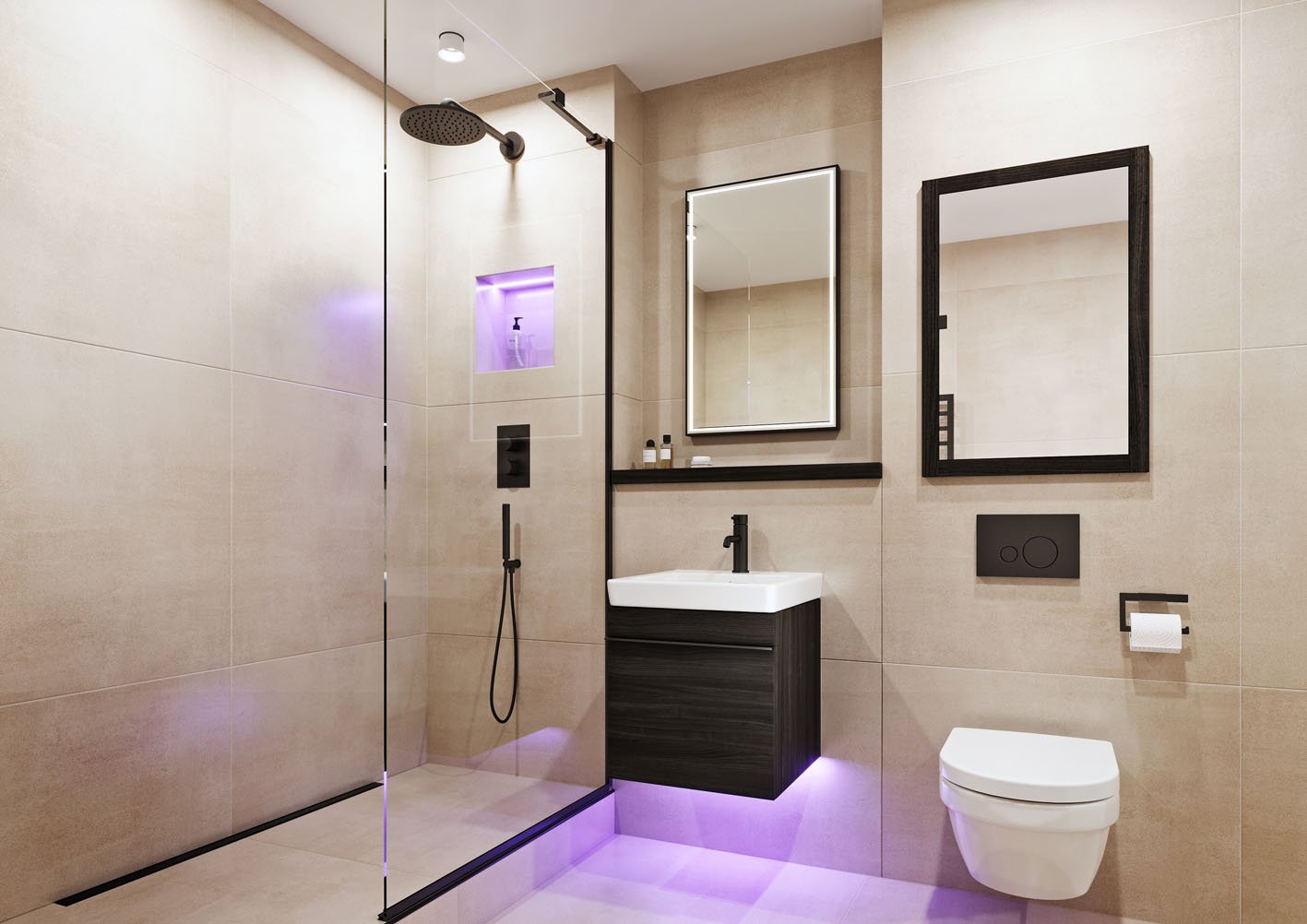 Bathroom LED Lighting Schemes