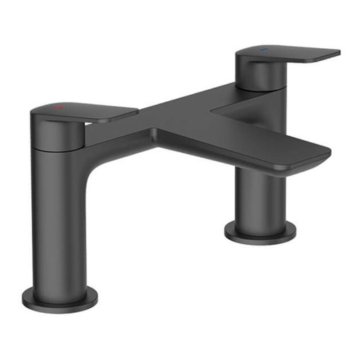 matt black bath filler