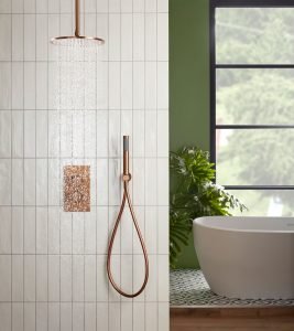 brass shower