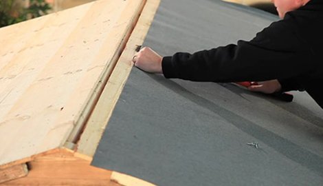 How To Felt A Shed Roof Expert Guide, Roofing Felt Under Vinyl Plank Flooring