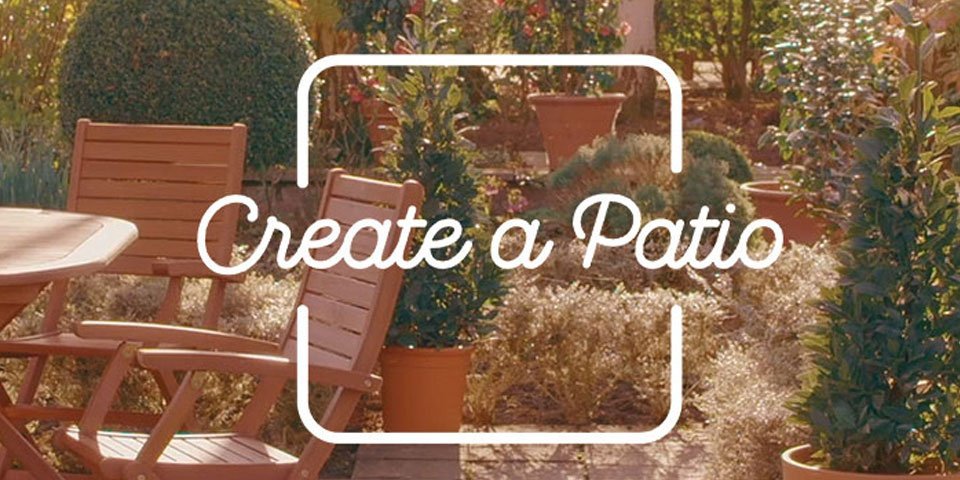 How to create a patio space in your garden