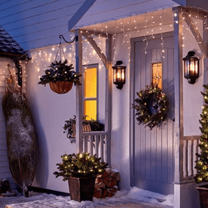 Christmas front porch 