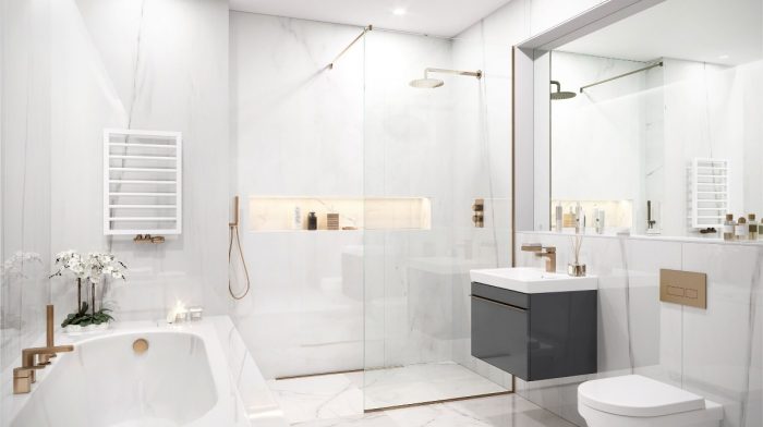 Design Ideas for a White Bathroom