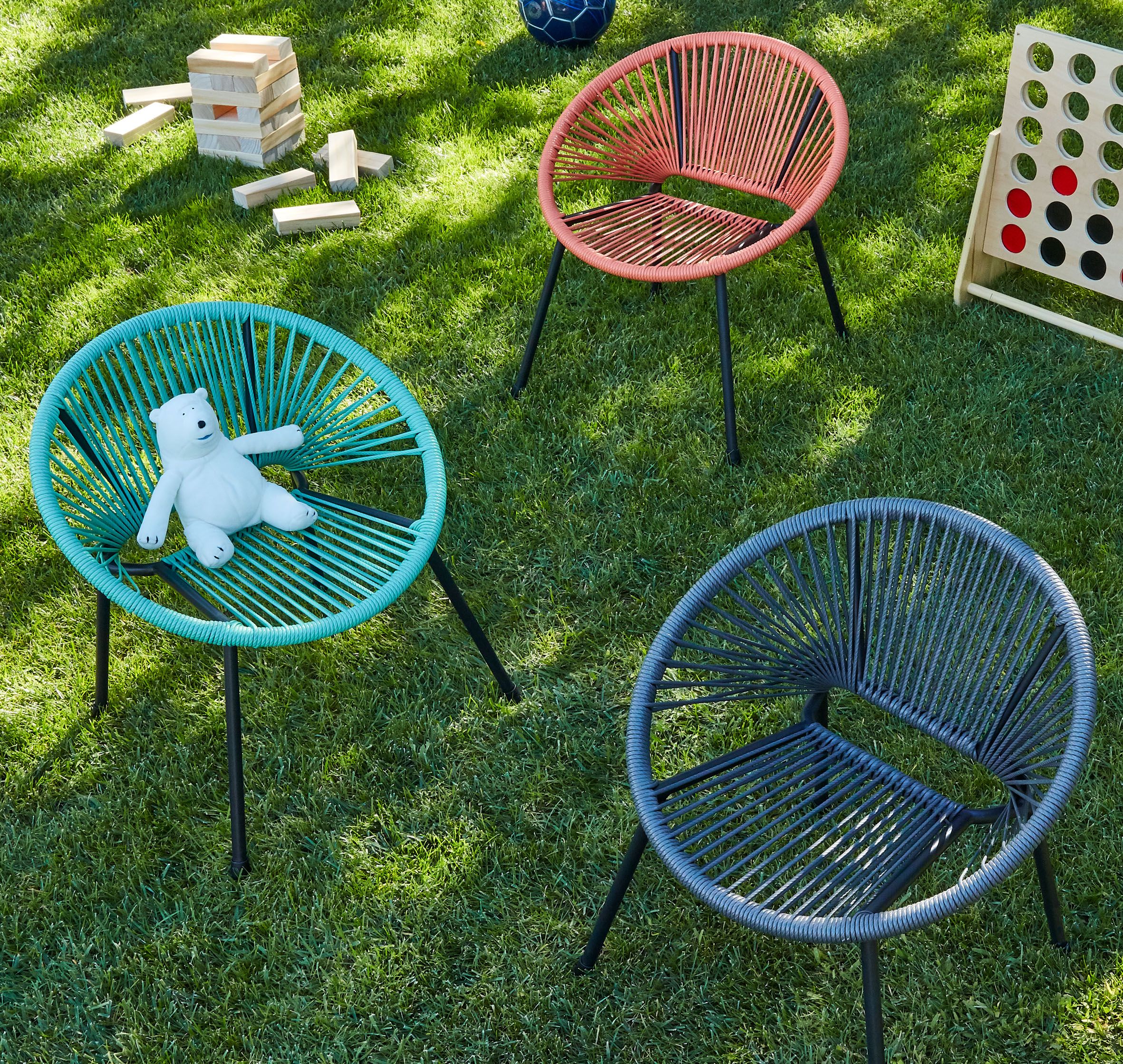 Garden chairs and games