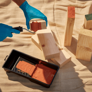 Paint your Jenga pieces