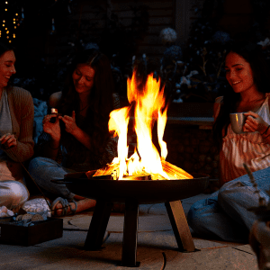 smores around the fire