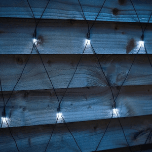 an image of silver netted lights