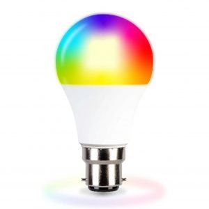 an image of a coloured light bulb