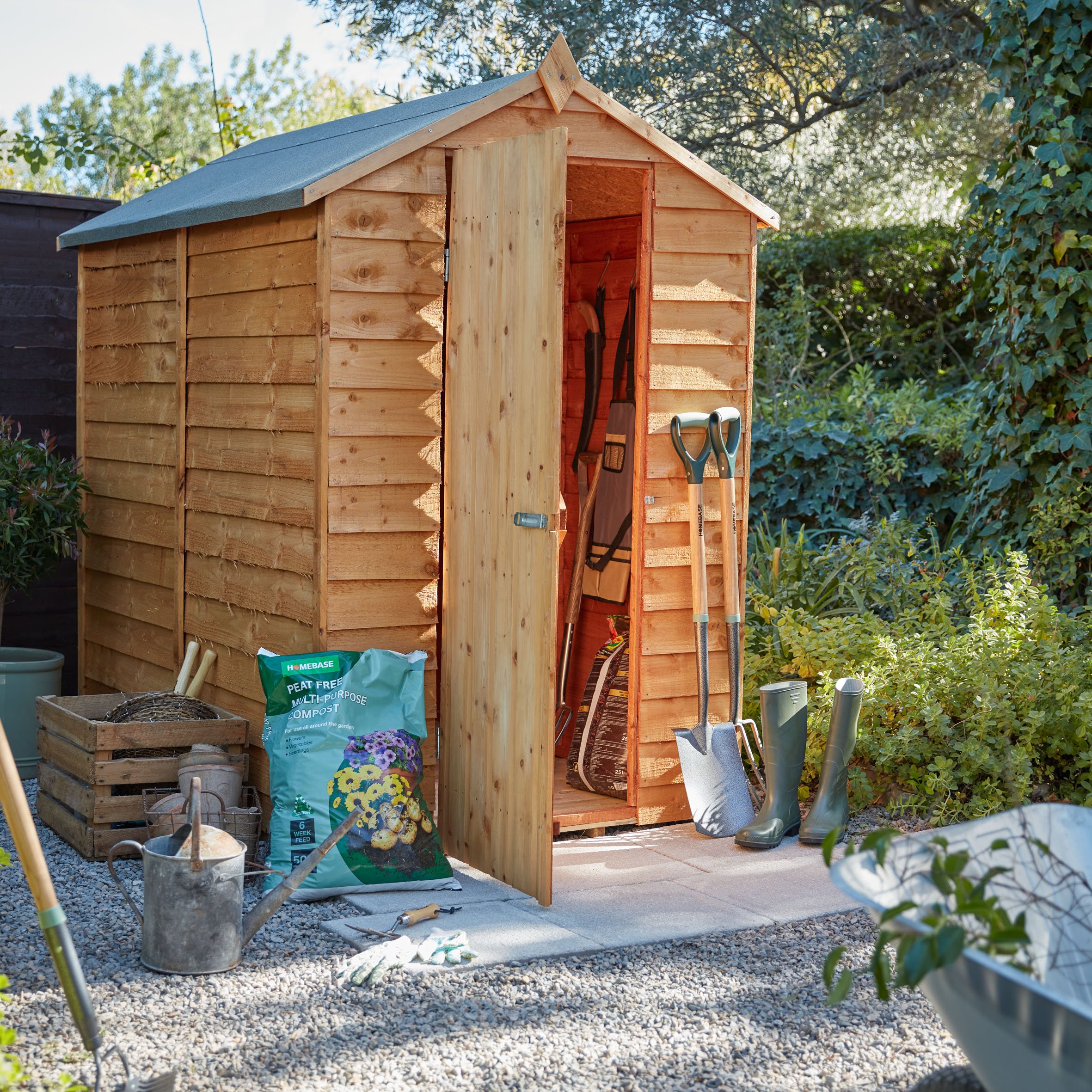 an image of an outdoor garden shed