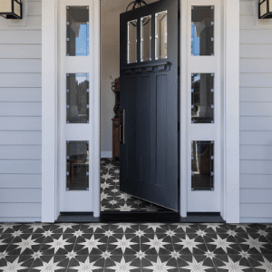 image of tiles with door entrance