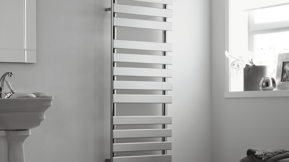 Image of a silver radiator