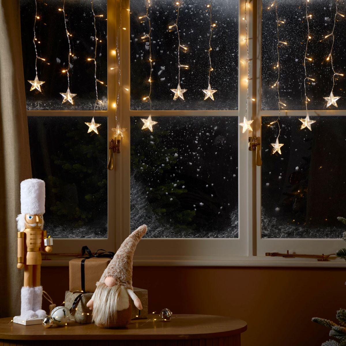 How To Hang Fairy Lights Indoors for Christmas