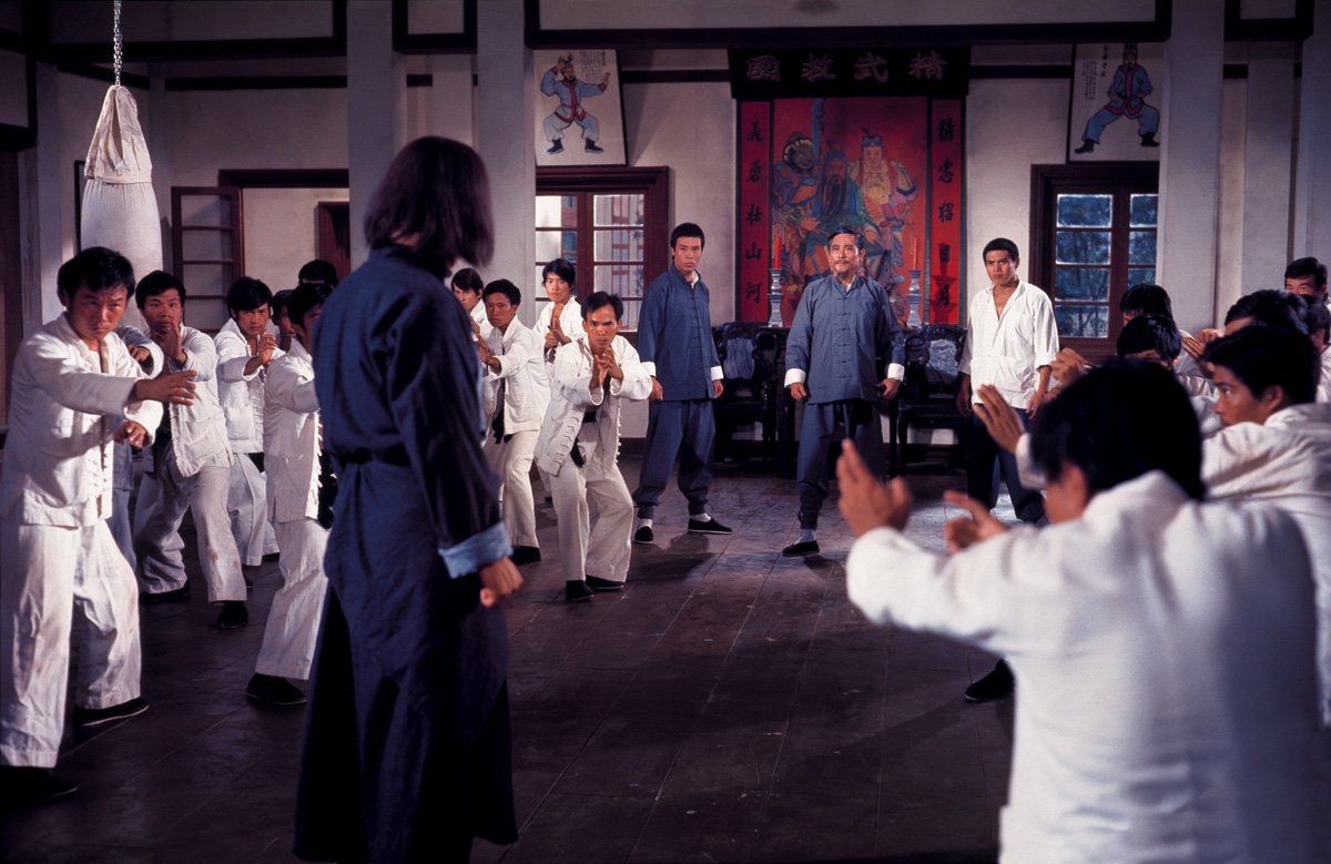 Martial arts scene from King Boxer (1972)