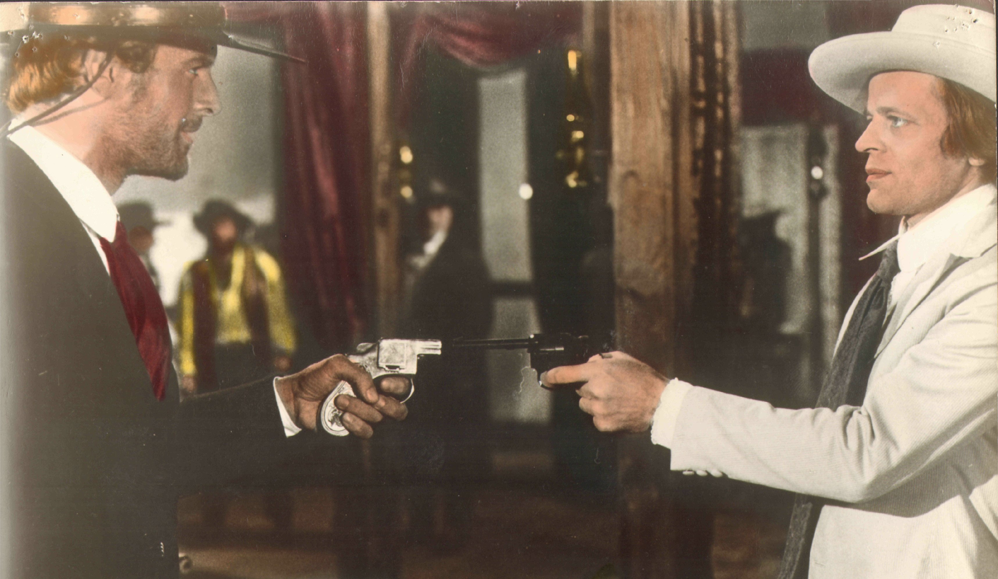 Sartana (Gianni Garko) and Hot Dead (Klaus Kinski) in I am Sartana, Your Angel of Death (1969)