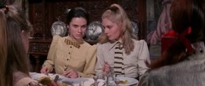 Conspiring at the dinner table in The House That Screamed (1969)
