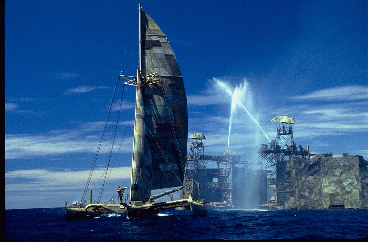 A sea set from Waterworld (1995)