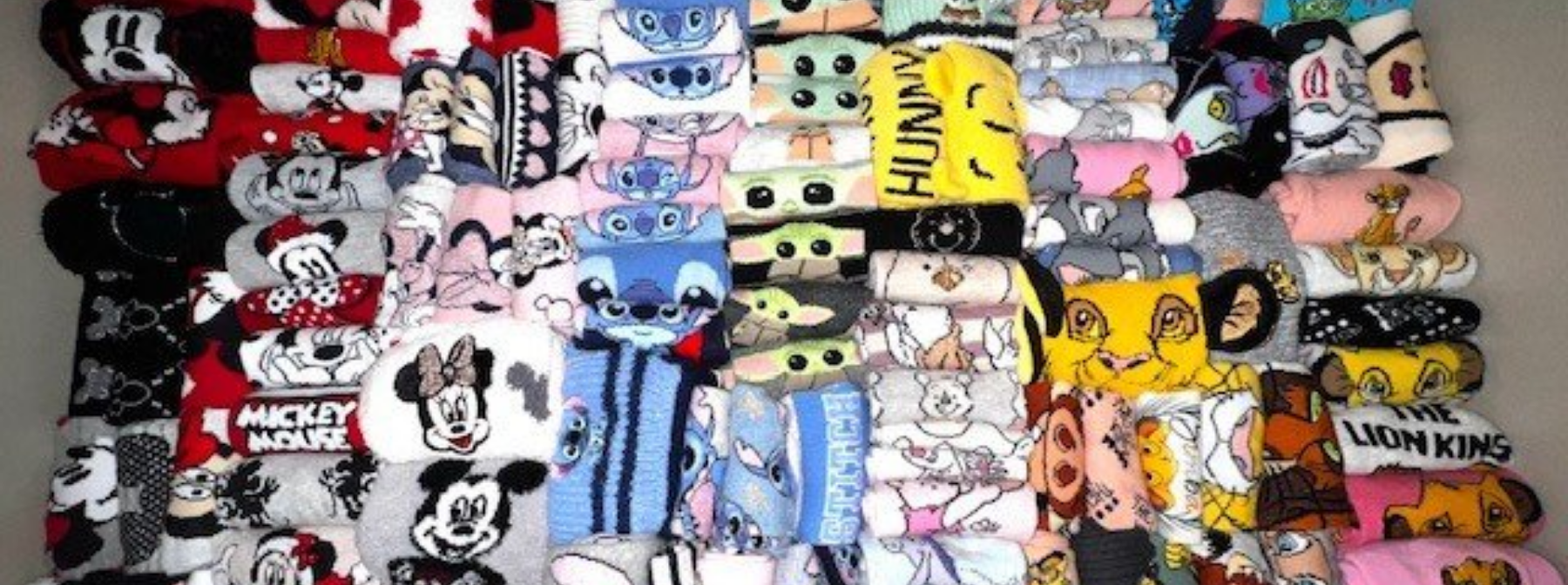 What is your biggest Disney collection?! Check out Becca’s HUGE sock collection. 