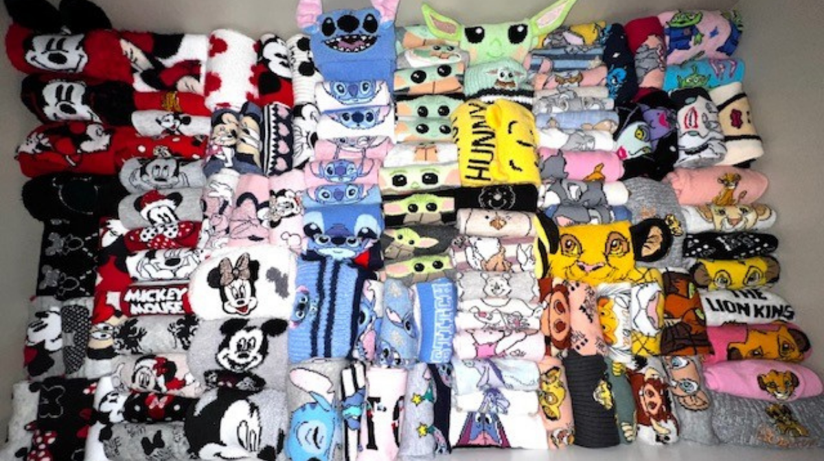 What is your biggest Disney collection?! Check out Becca’s HUGE sock collection. 