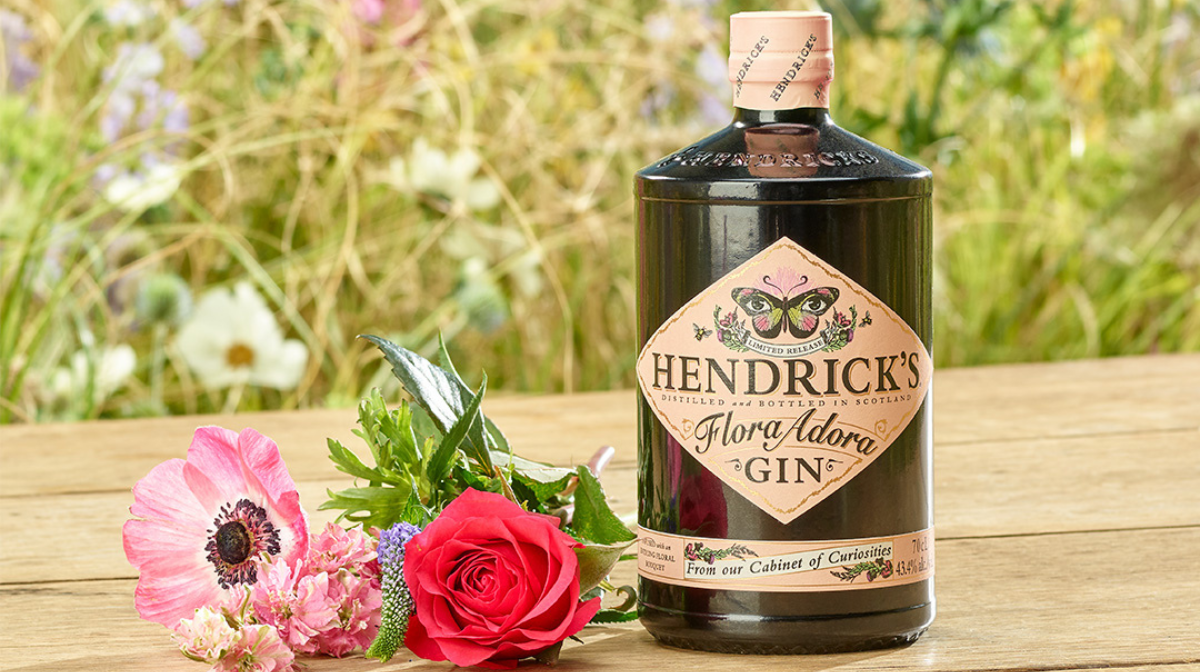 Hendrick's Gin - Scottish Gin Infused with Cucumber & Rose