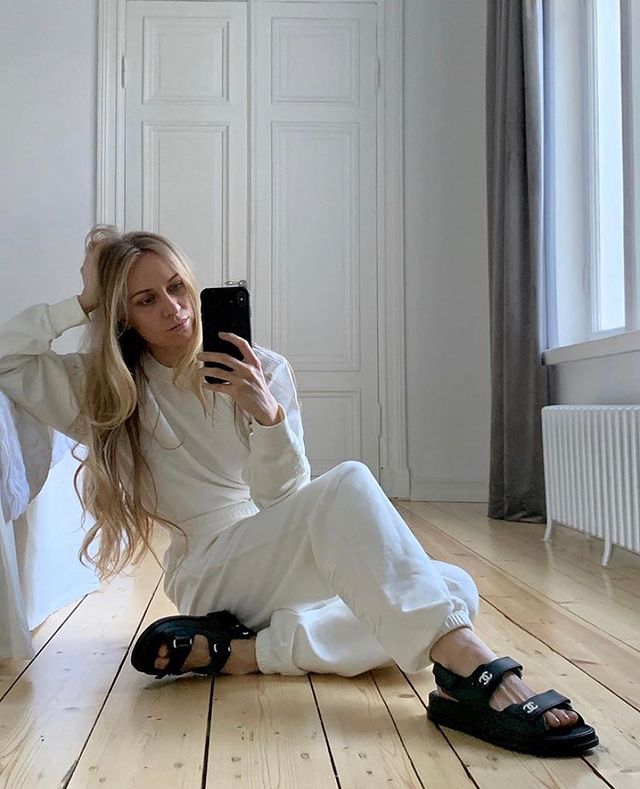 @sandrahagelstam wearing les girls les boys