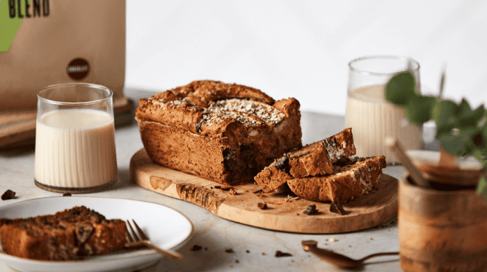 High-Protein Chocolate Banana Bread