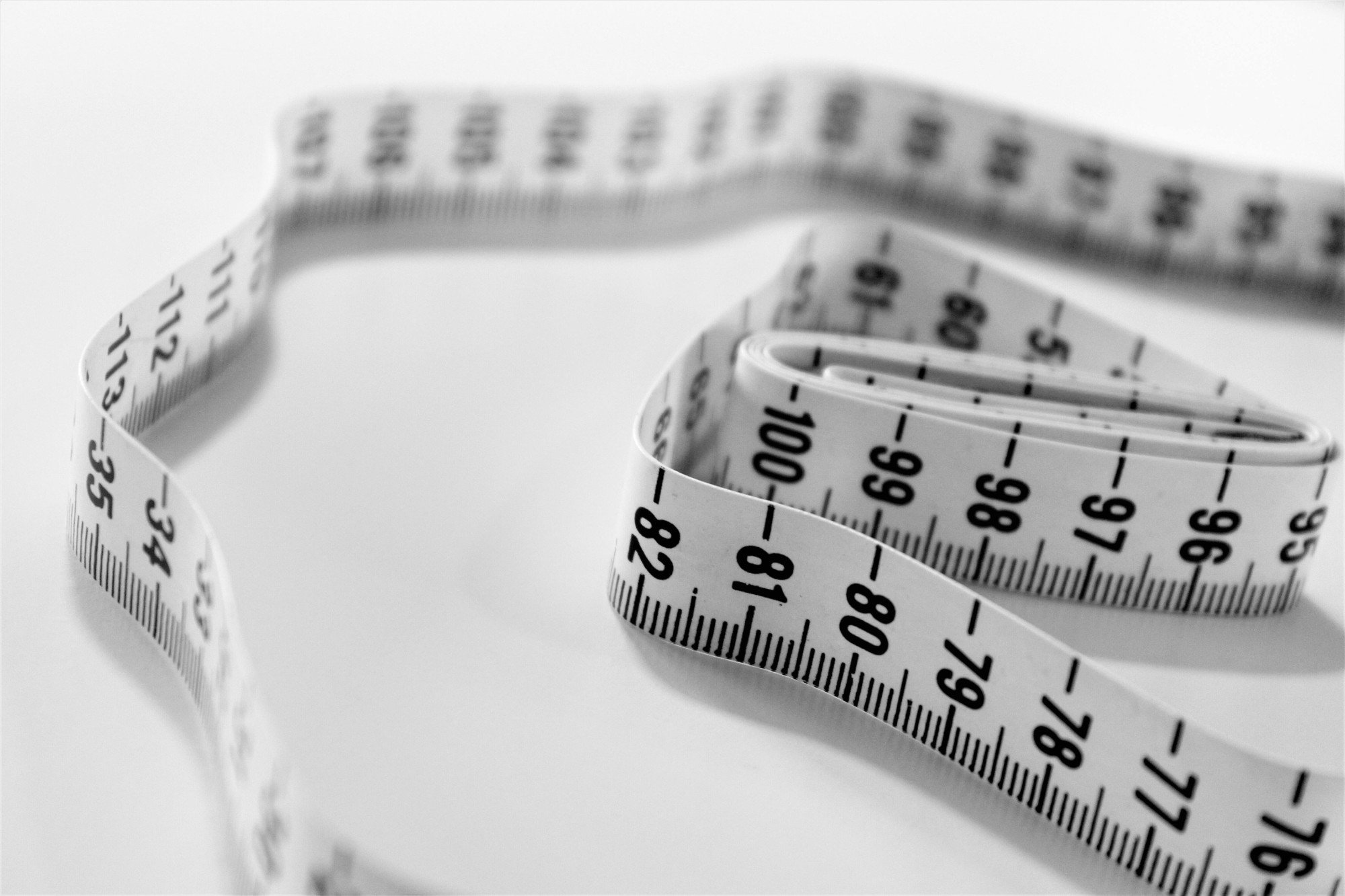 close-up of measuring tape