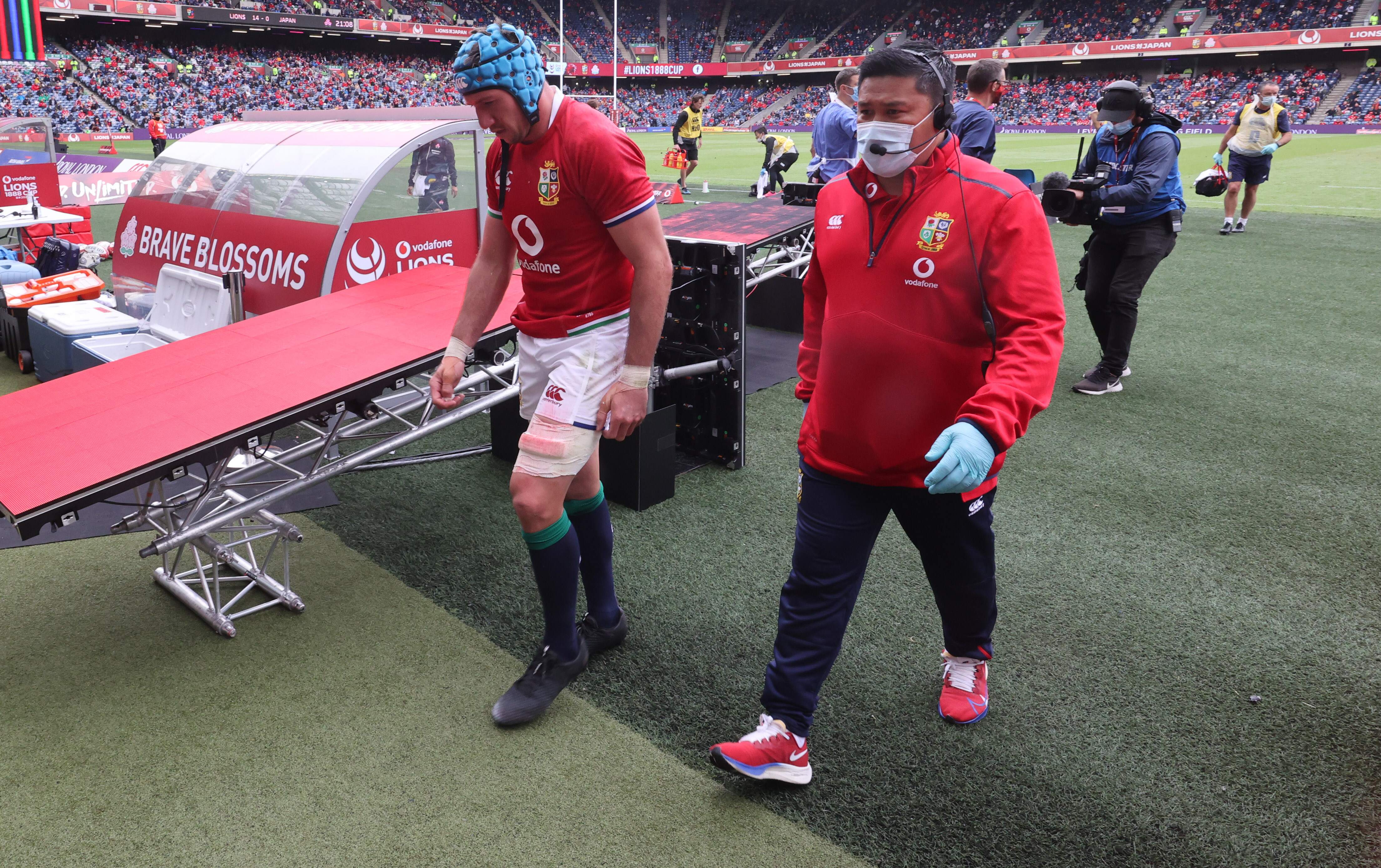 Justin Tipuric's Japan injury